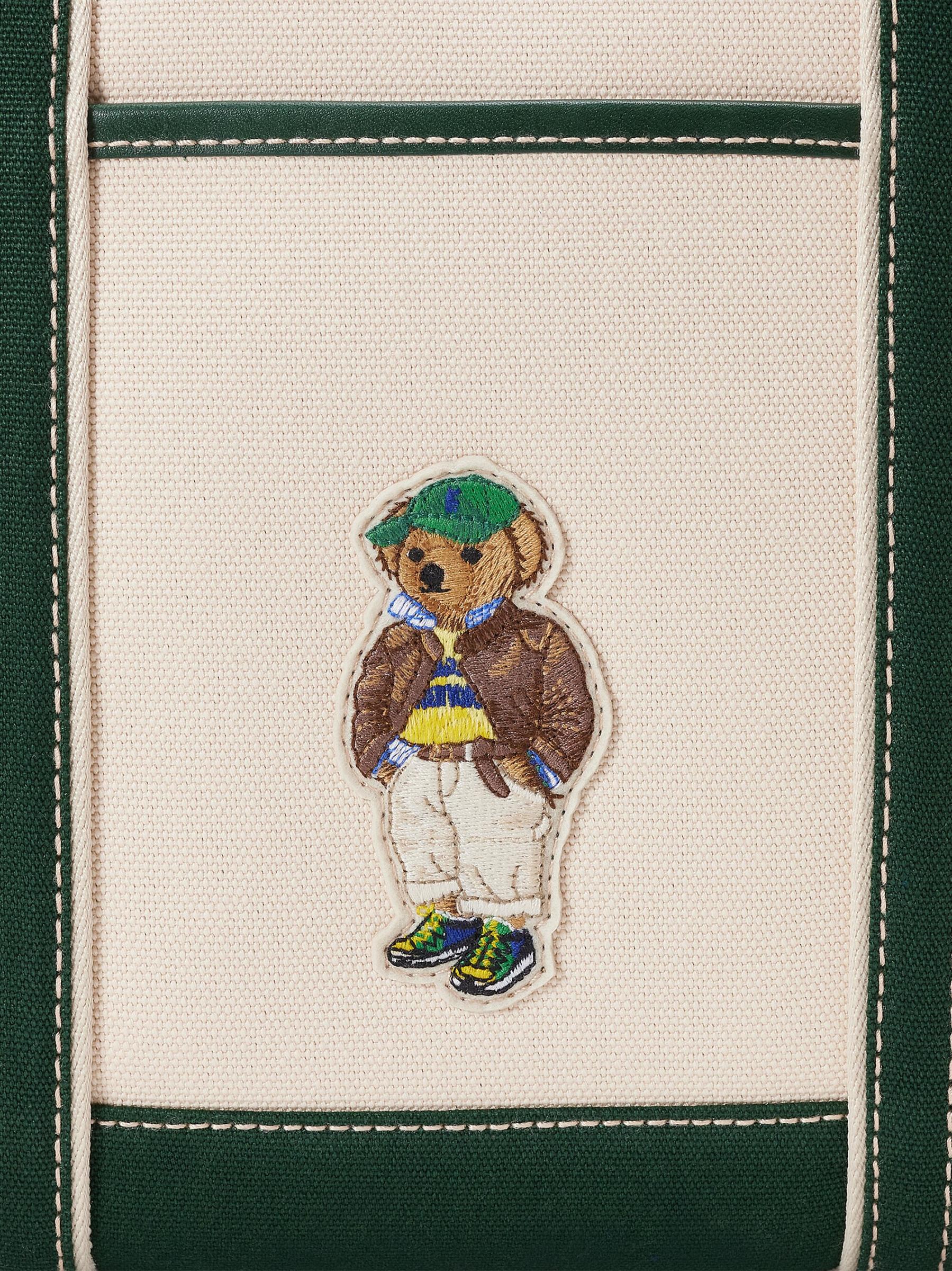 【Polo Ralph Lauren】Polo Bear Canvas Small Tote Polo Bear Canvas Small Tote
