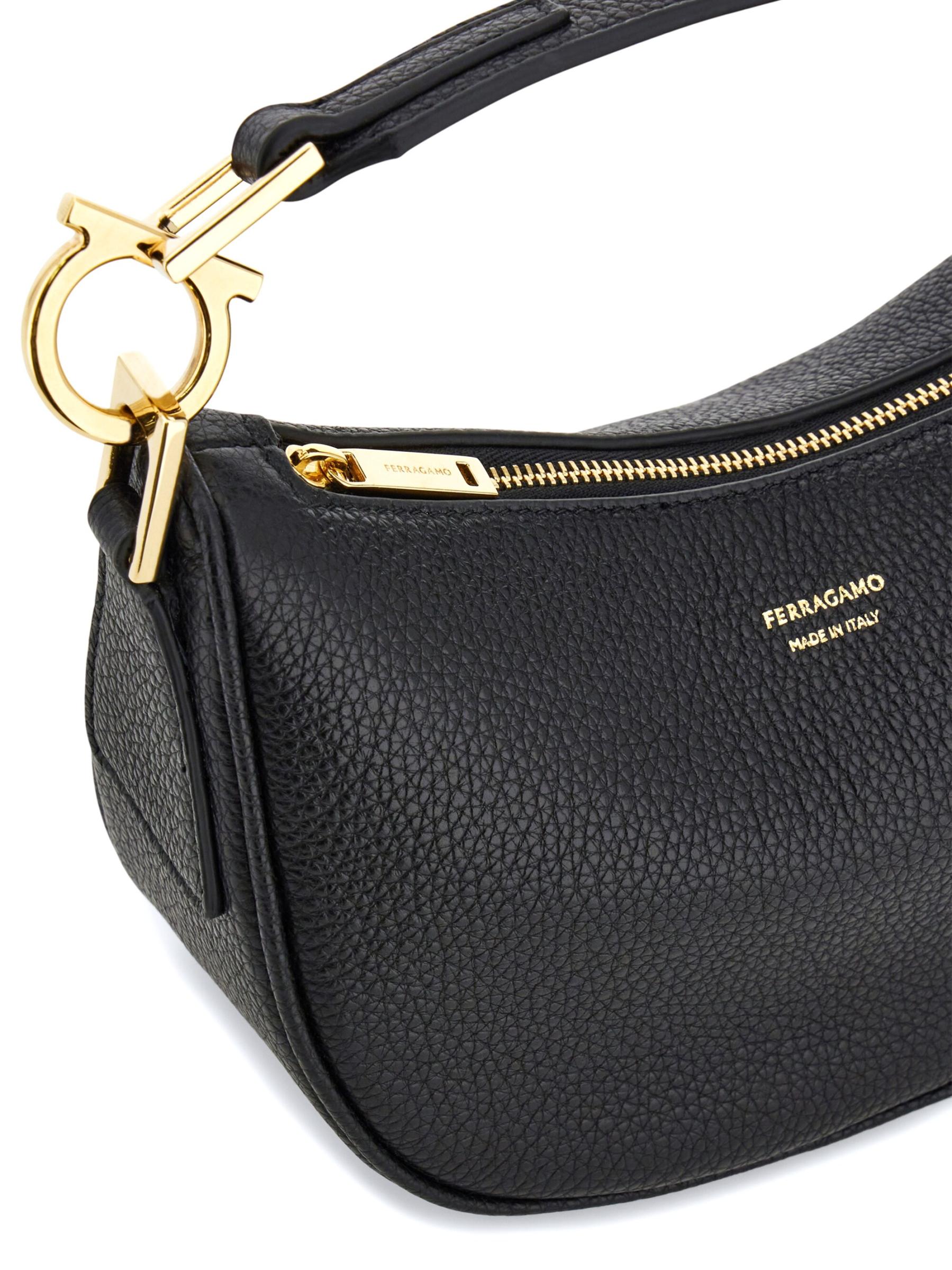 【大人気】FERRAGAMO ガンチーニ トップハンドル バッグ レザー Ferragamo - ミニ ガンチーニ レザー トップ ハンドル バッグ を