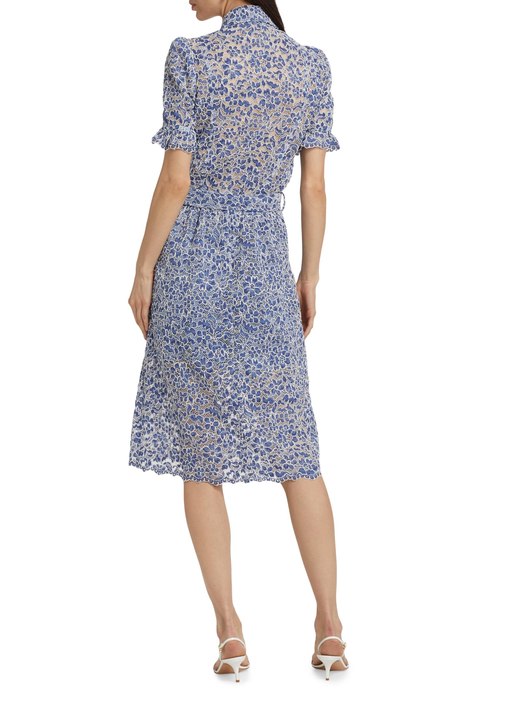 Shop Generation Love - Claudia Lace Belted Shirtdress | Saks
