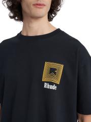 【関税込み】Rhude オフホワイト Chevron Logo Repeat Tシャツ Amazon.com: Rhude, Chevron Logo Repeat T-Shirt, Small