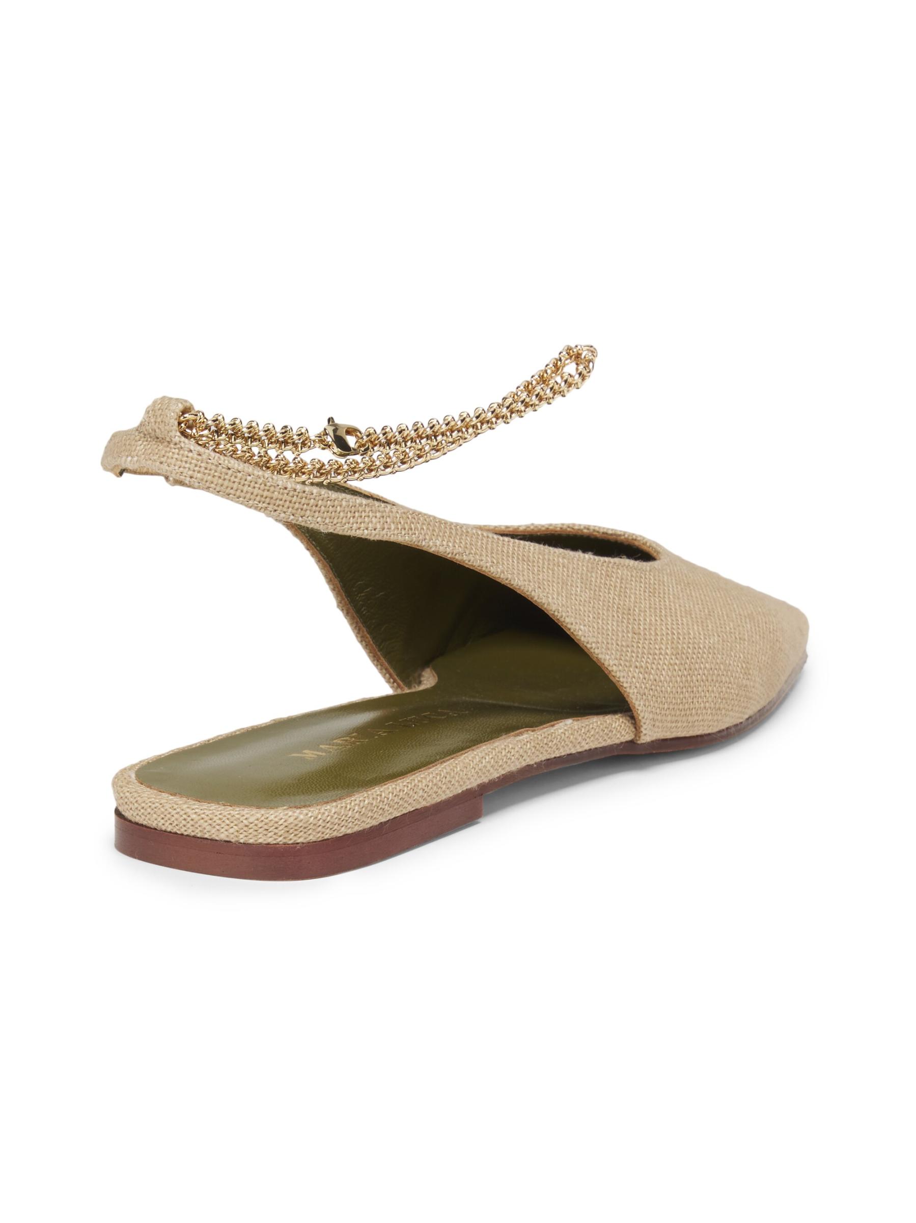 Shop Maria Luca - Augusta Fabric Slingback Flats | Saks