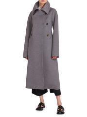 Shop Loewe - Double-Breasted Wool-Cashmere Coat | Saks Fifth