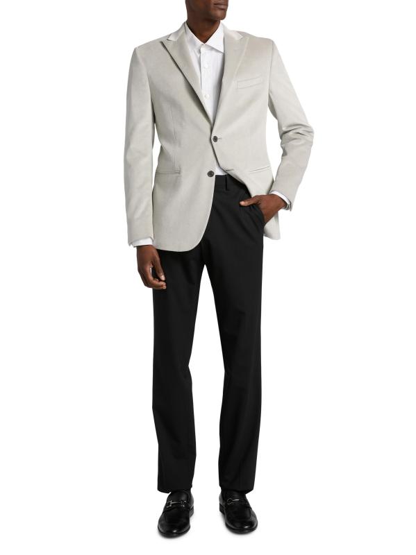 #7: جاكيت مخملي - فضة