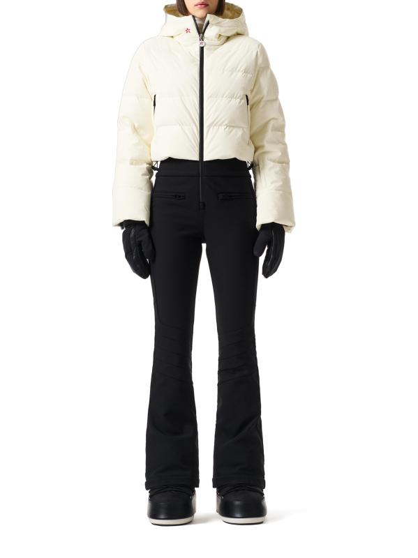 #6: بدلة تزلج بولار فلير داون - أسود + أبيض