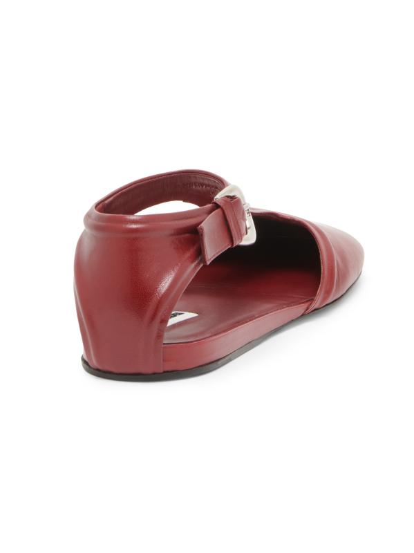 [JIL SANDER] メリージェーン JIL SANDER レザー メリージェーンパンプス | NET-A-PORTER