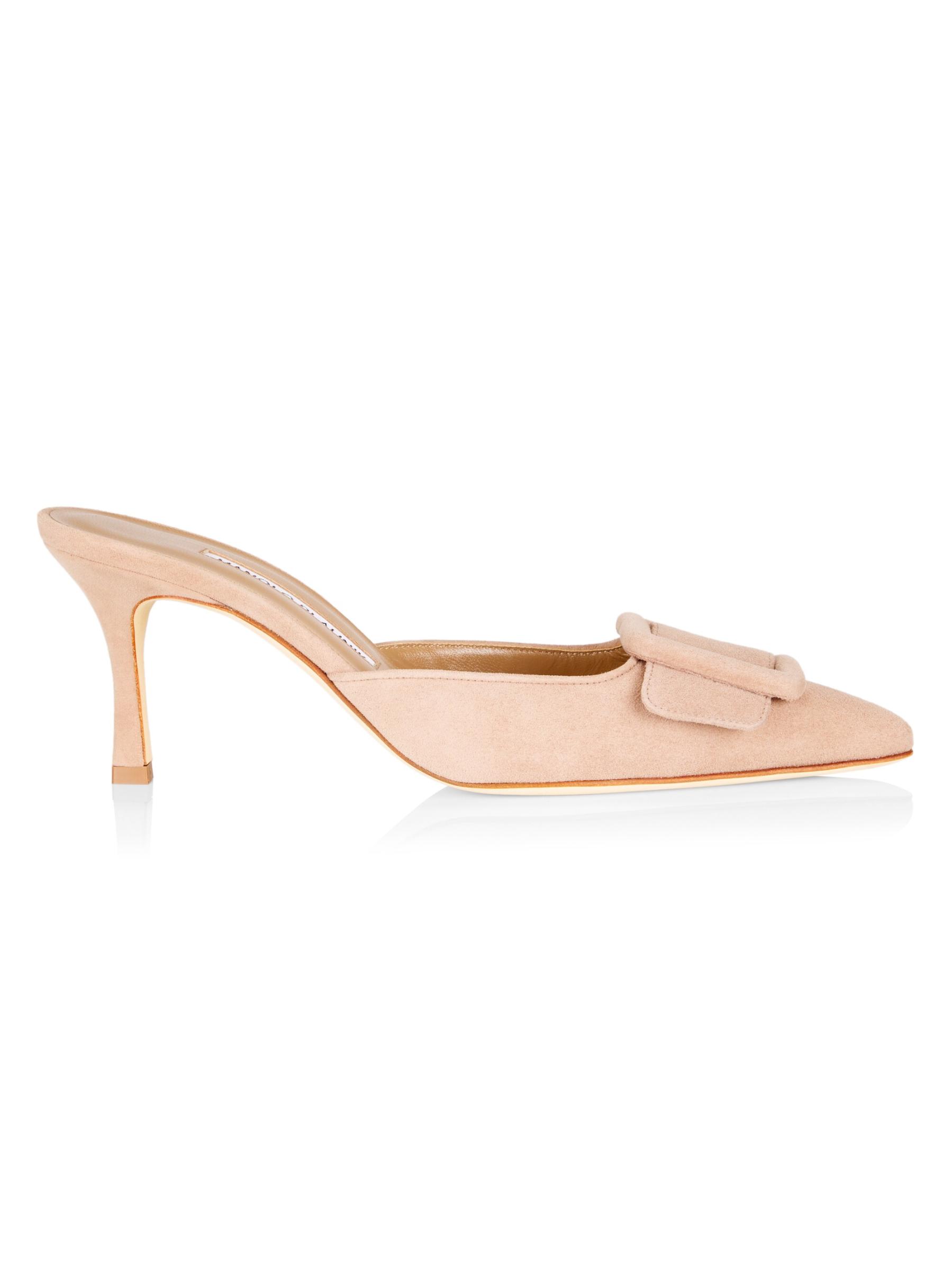 【MANOLO BLAHNIK】ラフィア バックル ディテール ミュール uploading-1423505.jpg