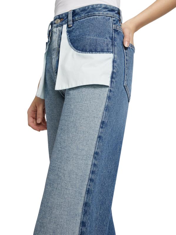 パンツ MM6 MAISON MARGIELA Straight leg jeans with reverse pockets Mm6 Maison Margiela Straight leg jeans reverse pockets | The