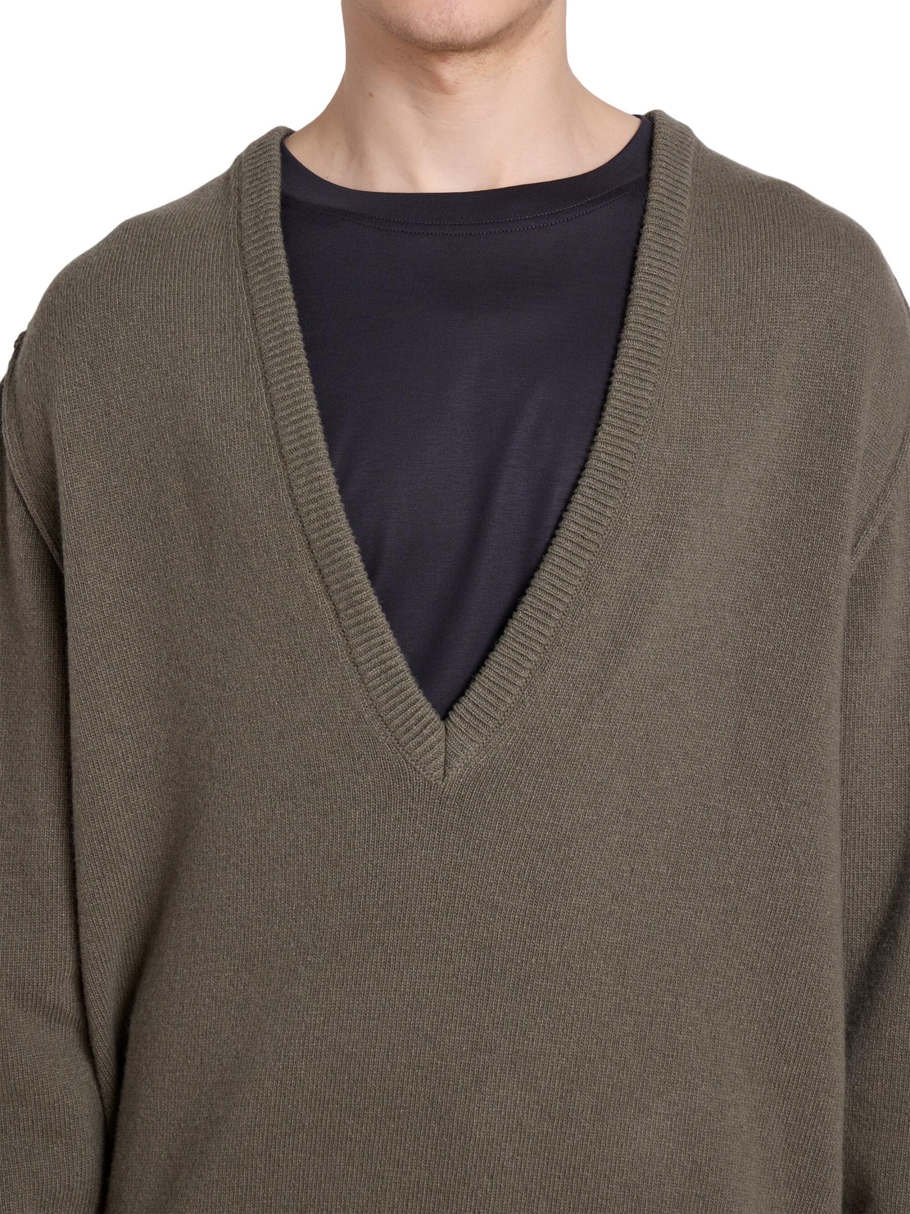 美品LEMAIRE ブラック Vネックセーター BIOTOP(ビオトープ) / 【LEMAIRE】V-NECK JUMPER (トップス