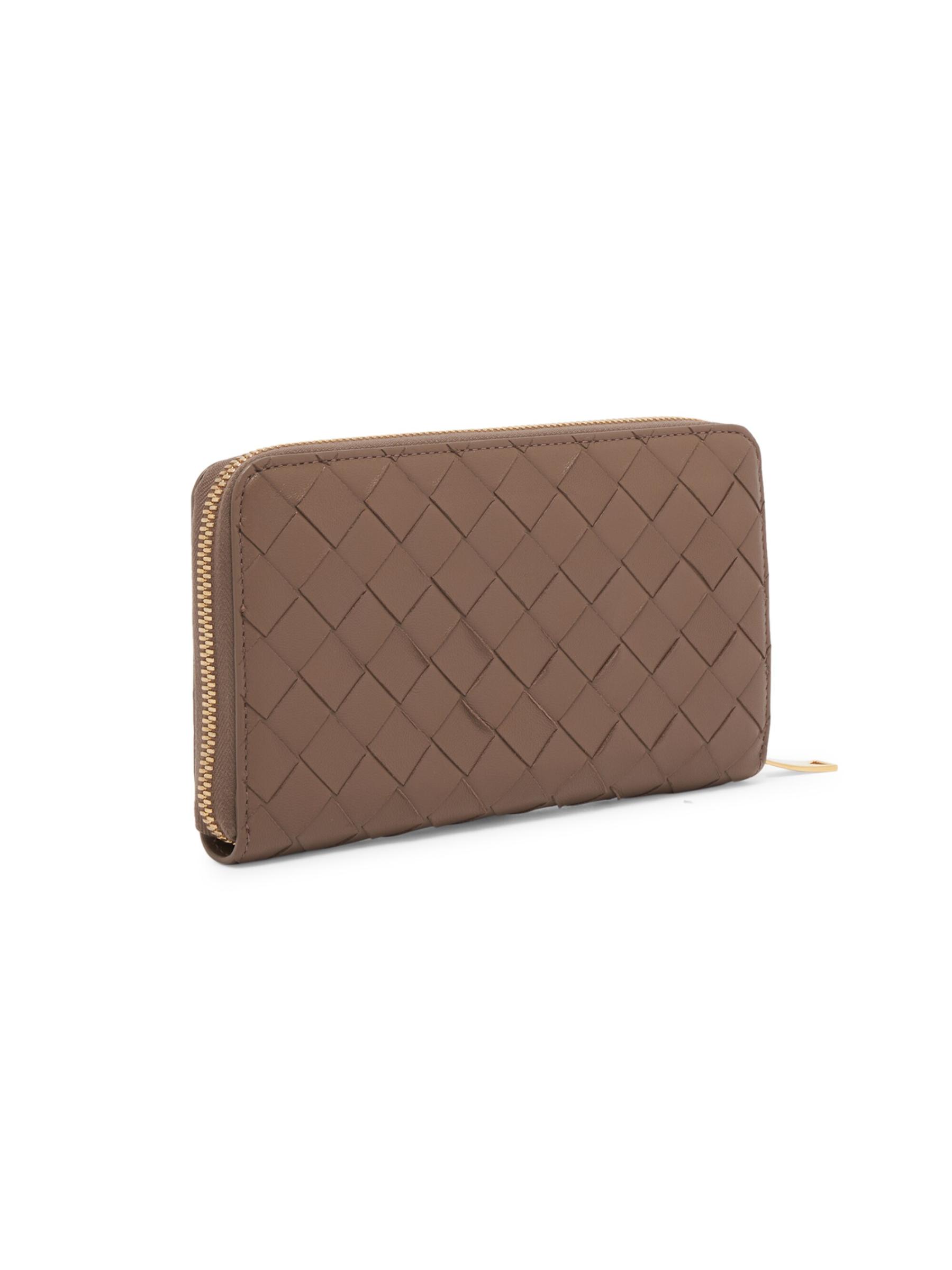 【即納】BOTTEGA VENETA レザー ジップ アラウンド ウォレット Bottega Veneta - レザー・ジップアラウンド・ウォレット を