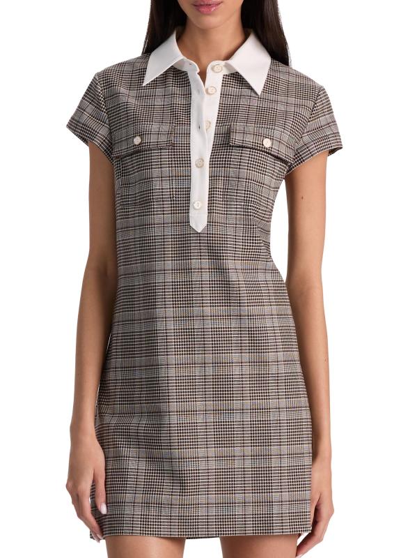ワンピース AND MARY Becky check mini dress ANDMARY】Becky check mini dress