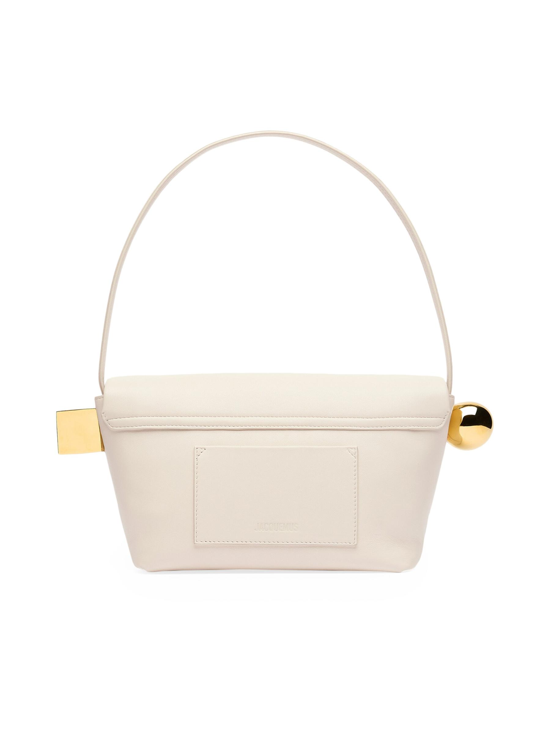 【JACQUEMUS】ロン カレ カーフヘア ショルダーバッグ Jacquemus - ル・ロン・カレ・レザー・ショルダーバッグ を