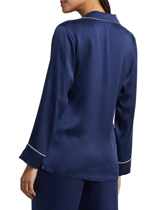 POLO RALPH LAUREN ストレッチシルクパジャマセット POLO RALPH LAUREN パジャマ ルームウェア ロングスリーブ