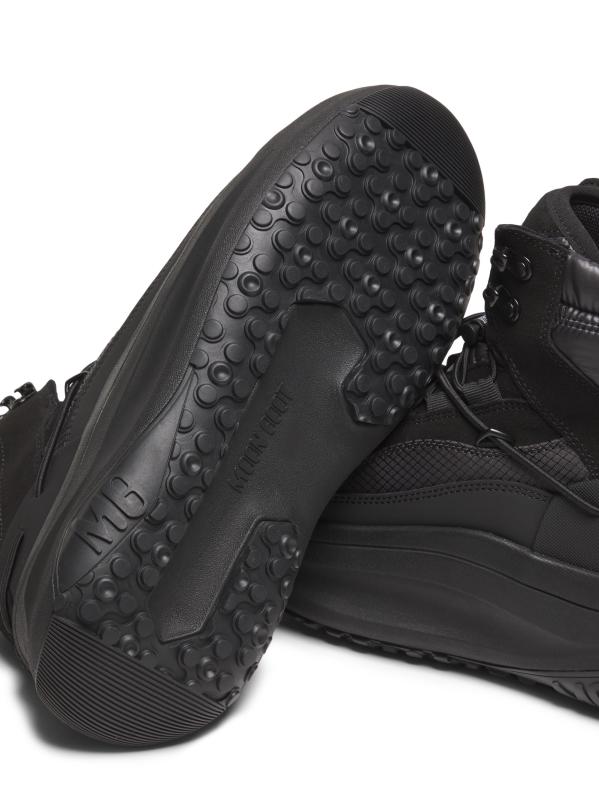 #5: حذاء Moon247 xLace متوسط الطول برقبة عالية - أسود