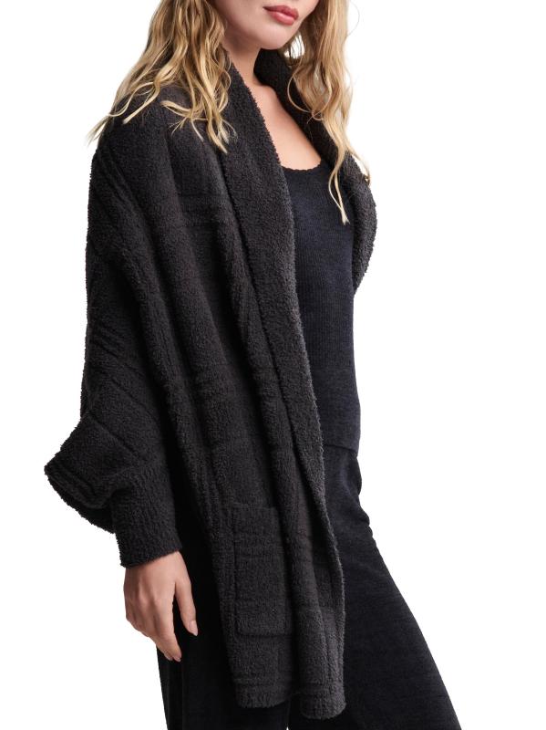 #2: بطانية منقوشة بألوان القطن المريحة - كربون