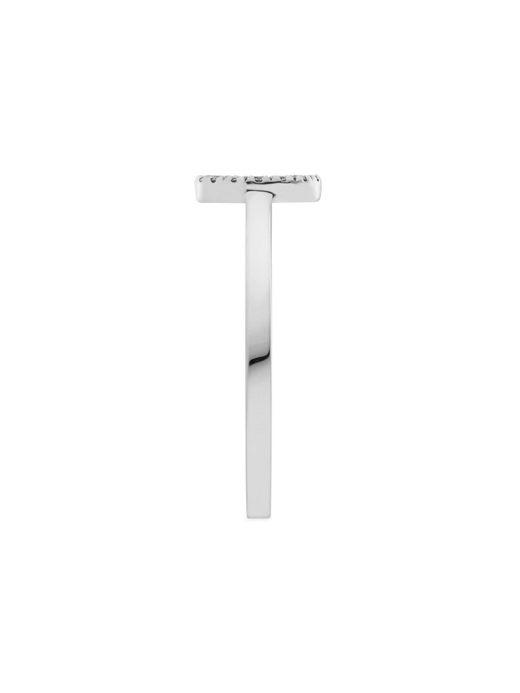 Gucci - インターロッキングG 18Kホワイトゴールド＆0.12TCW