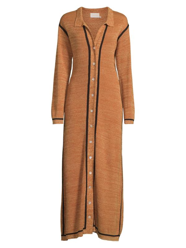 Pivoine Autumn Knit Maxi Dress