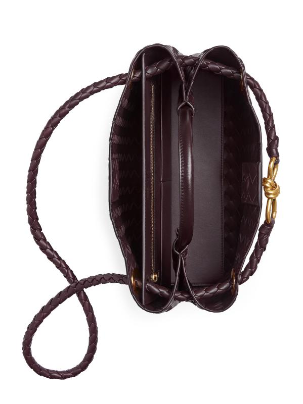 #5: حقيبة Andiamo متوسطة الحجم من الجلد بمقبض علوي - بارولو