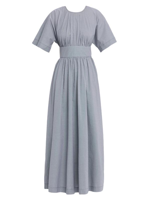 فستان أودا جينجهام ماكسي