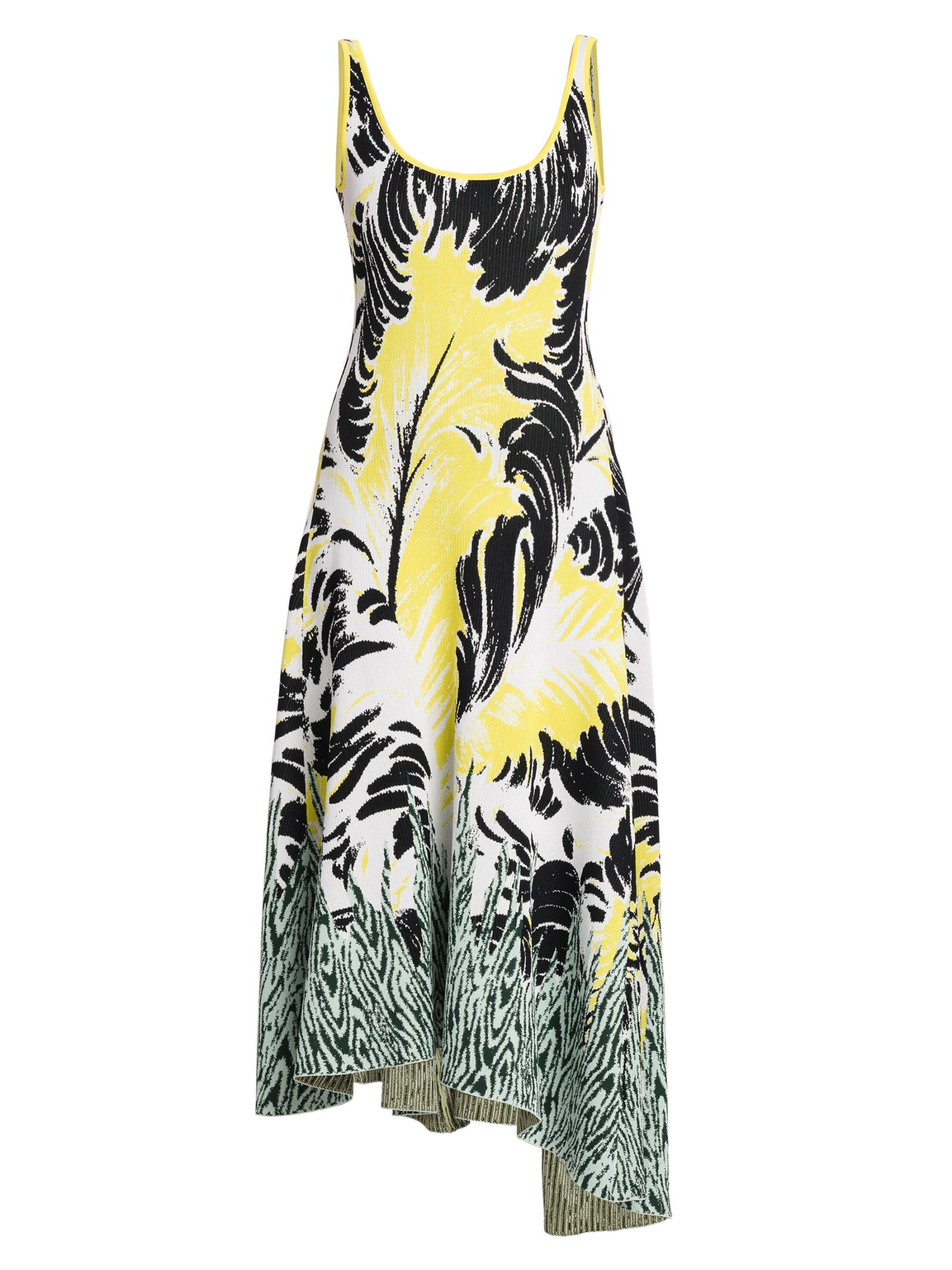 Shop Bottega Veneta - Sleeveless Jacquard-Knit Midi-Dress