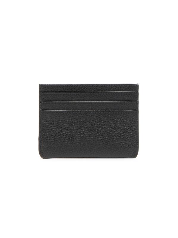 MARNI マルニメンディング装飾、レザー製 カードホルダー ブルーとブラック サフィアーノレザー製 ジップアラウンドカード
