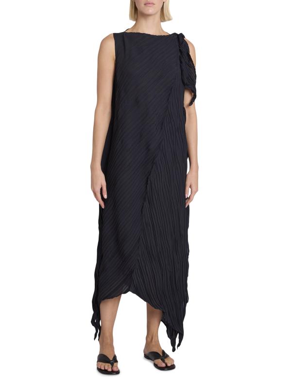 Shop Issey Miyake - Wrinkled & Twisted Maxi Dress | Saks