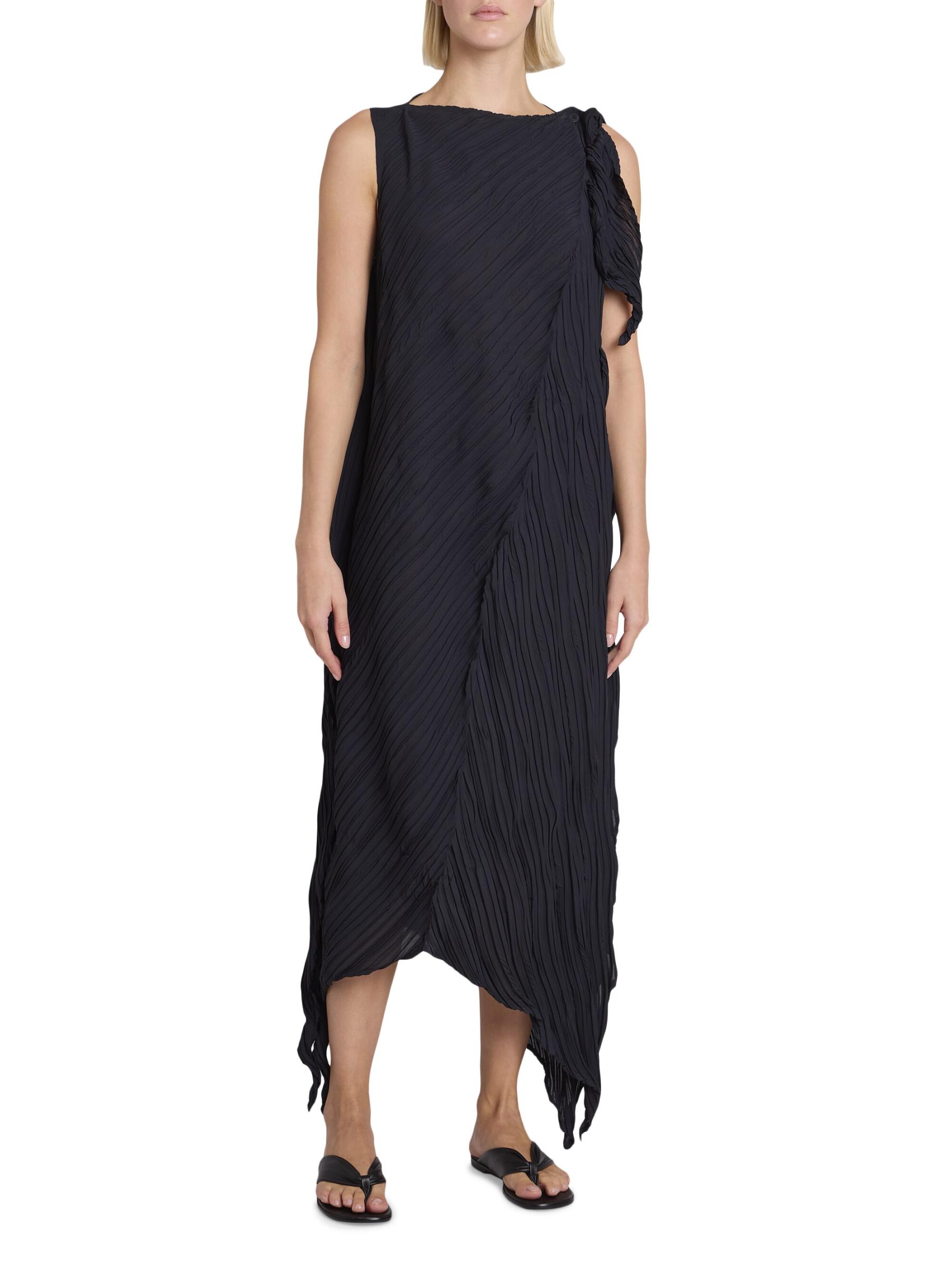 Shop Issey Miyake - Wrinkled & Twisted Maxi Dress | Saks