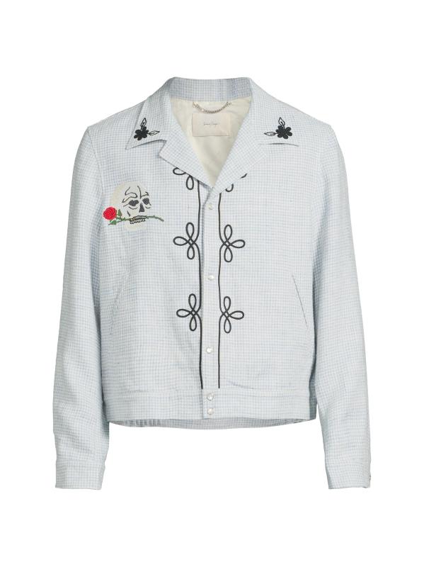 جاكيت فلورا من الصوف المطرّز