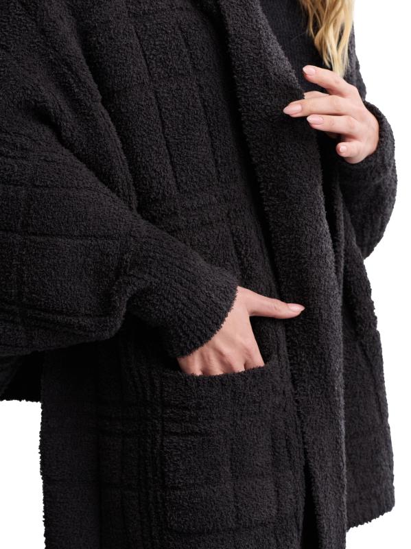 #4: بطانية منقوشة بألوان القطن المريحة - كربون