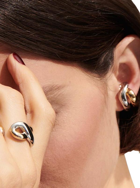 #3: خاتم Odell ثنائي اللون مطلي بالذهب عيار 12 قيراطًا - الذهب