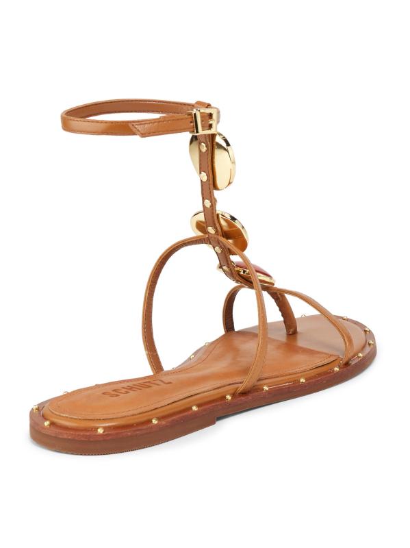 #3: صندل ميلوس 25 ملم من الجلد المزيّن بالكريستال - ميلي