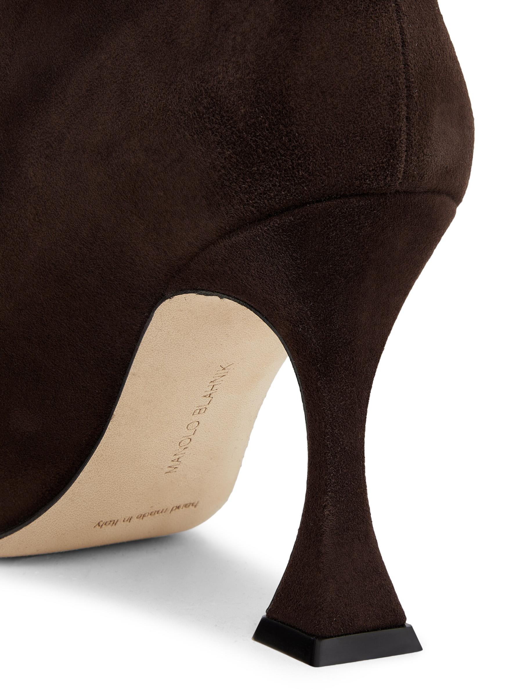 【MANOLO BLAHNIK】Miralonepla 90 スエード ニーハイブーツ MANOLO BLAHNIK Miralonepla 90 スエード ニーハイブーツ | NET