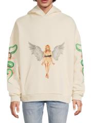 Shop Palm Angels - Pin-Up Cotton Hoodie | Saks Fifth Avenue