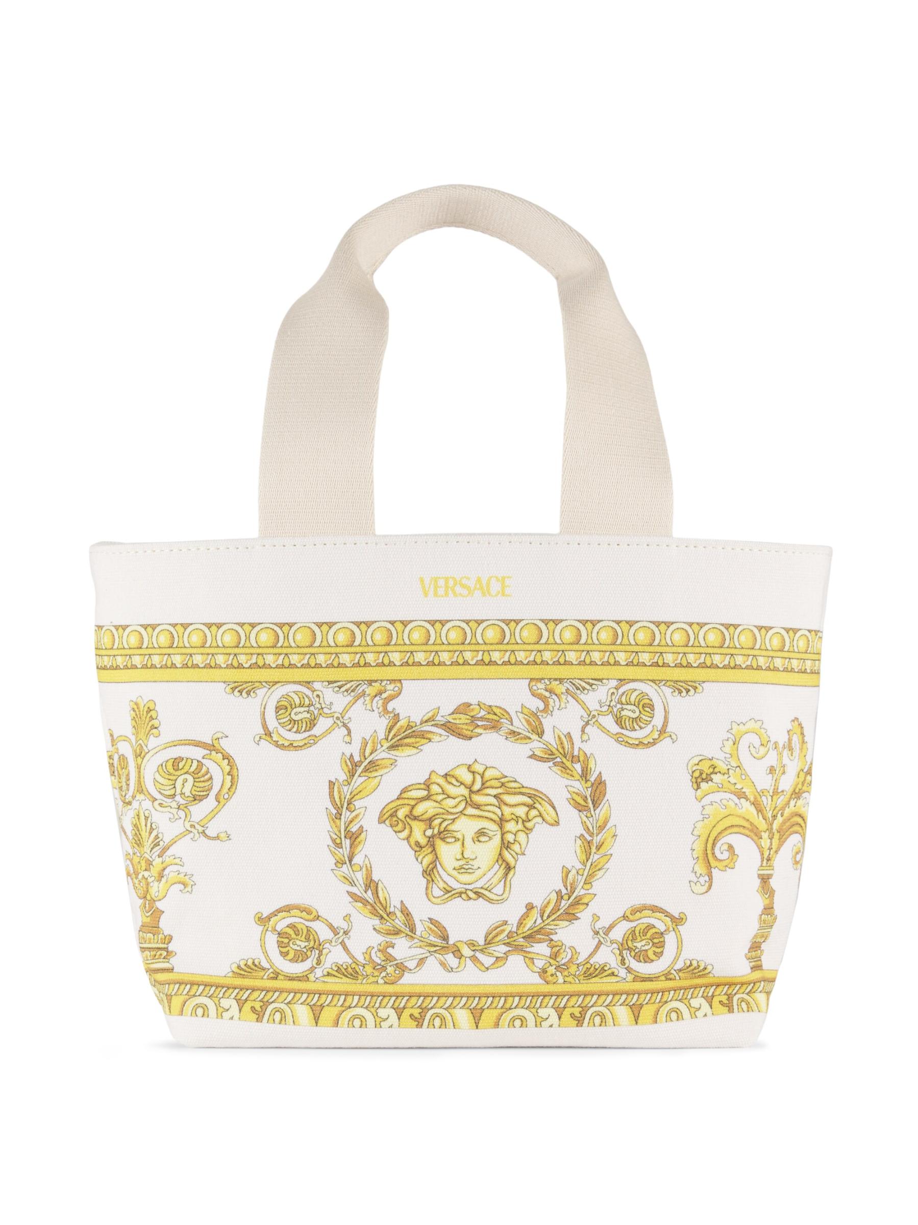 【国内発/関税/送料込】VERSACE ◆ メデューサ トートバッグ ラ・メドゥーサ デニム ラージ トート バッグ ブルー | VERSACE JP