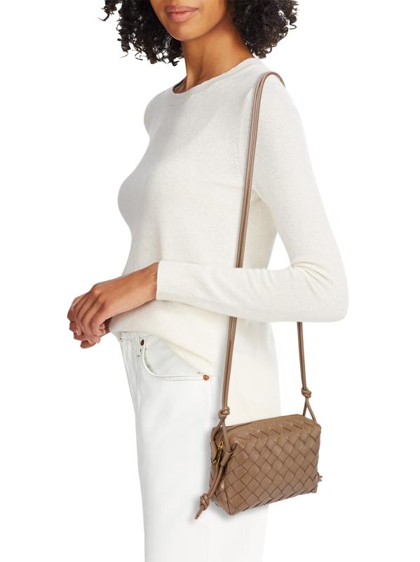 送料関税込み★BOTTEGA VENETA★ループ ミニ クロスボディバッグ Bottega Veneta Mini Loop Leather Crossbody Bag | Saks Fifth