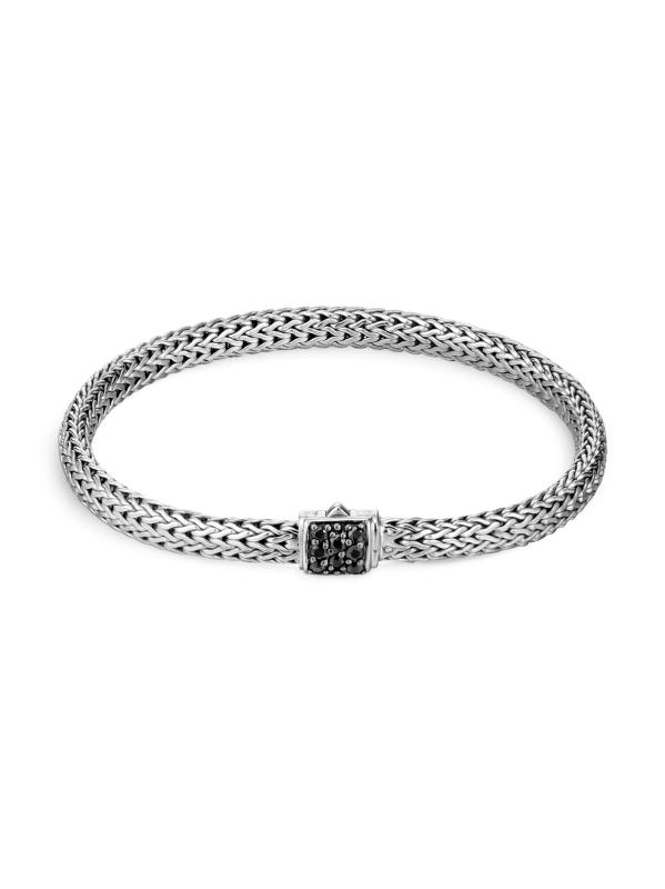 Classic Chain Gemstone 
Sterling Silver Extra-Small Bracelet