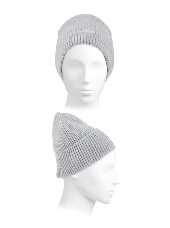 #2: قبعة بليك من الصوف المعدني المحبوك - فضة