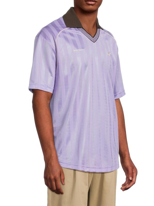 Tシャツ・カットソー adidas ADIDAS BY WALES BONNER T-shirts and Polos Purple Shop adidas - adidas x Wales Bonner Football T-Shirt | Saks