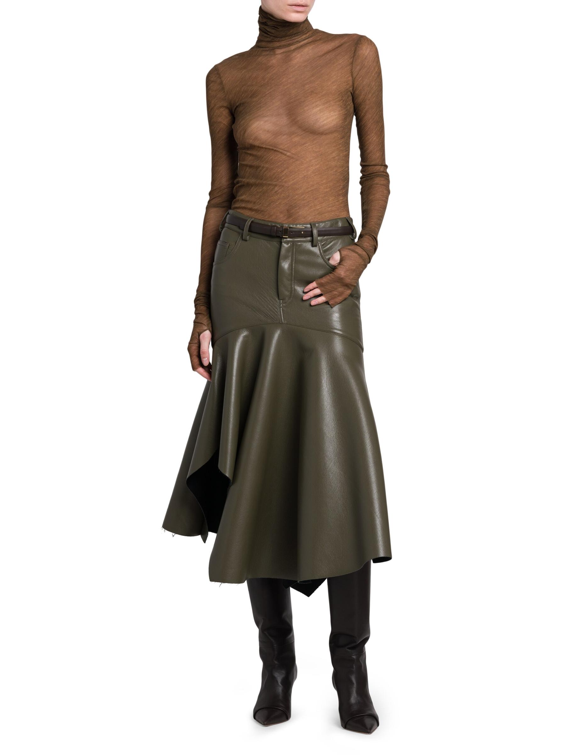 スカート PHILOSOPHY DI LORENZO SERAFINI Woman Skirt Grey 01175737 Philosophy di Lorenzo Serafini - Gray floral print pleated