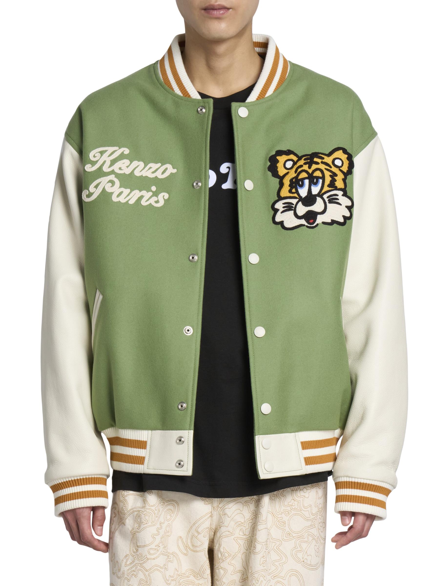 【VETEZE】22FW★ Pocket Patched Varsity Jacket Shop KENZO - Kenzo X Verdy Varsity Jacket | Saks Fifth