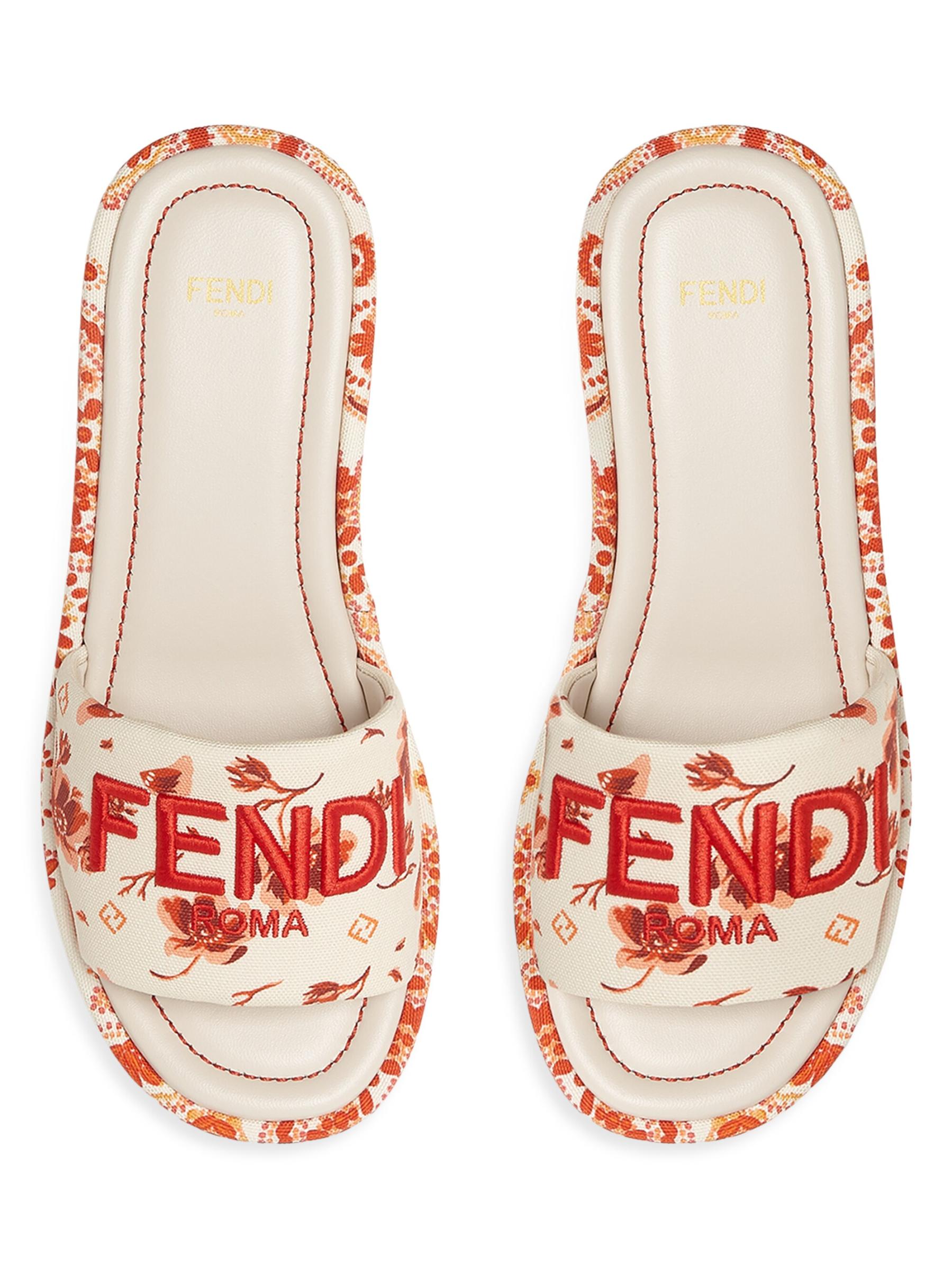 Fendi - サンシャイン・ロゴ・ブロケード・プラットフォーム