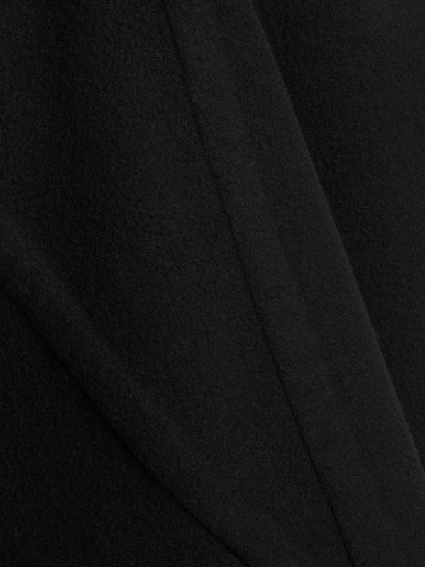 #6: معطف من الصوف التيمور - أسود