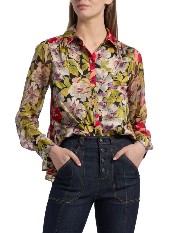 Shop Cinq à Sept - Canyon Bloom Printed Top | Saks Fifth