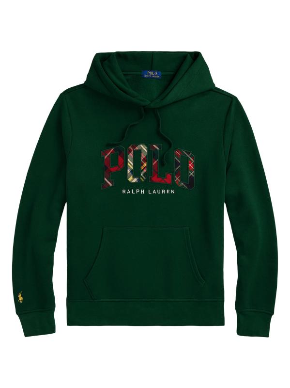 送料関税無料【POLO RALPH LAUREN】FLEECE PLAID-LOGOスウェット Polo Ralph Lauren Logo Plaid Fleece Hoodie | Saks Fifth Avenue