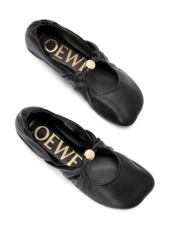 国内発送・すぐ届く 【LOEWE】ペブル ソフト バレリーナ Loewe - ペブル・ソフト・バレリーナ・フラット をオンライン