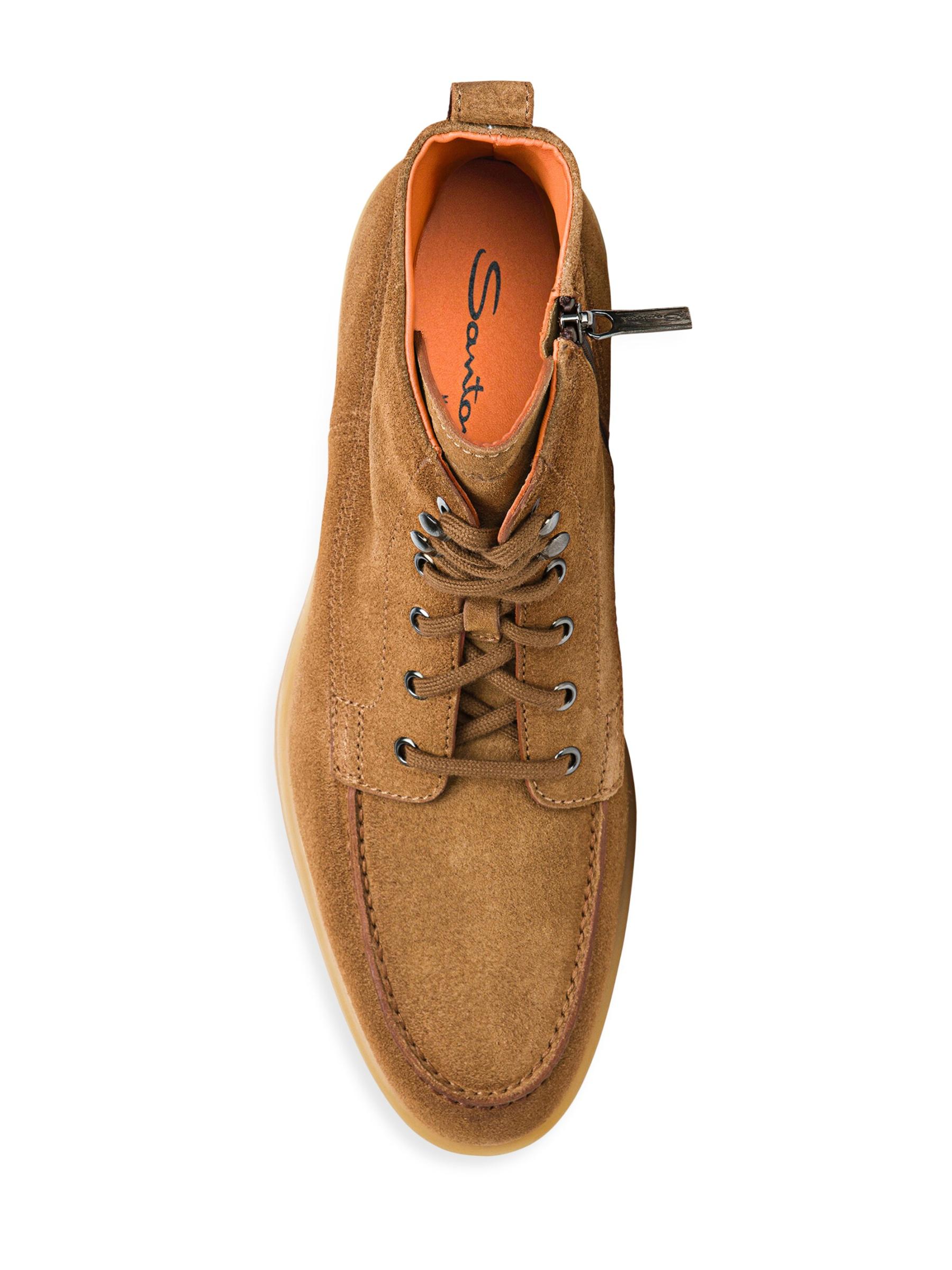 サントーニ　Santoni レースアップ　スエード Santoni - スエードレースアップブーツ をオンライン購入 | Saks