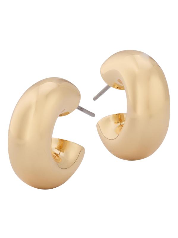 أقراط «تشوبي غولدتون هوب» المصقولة