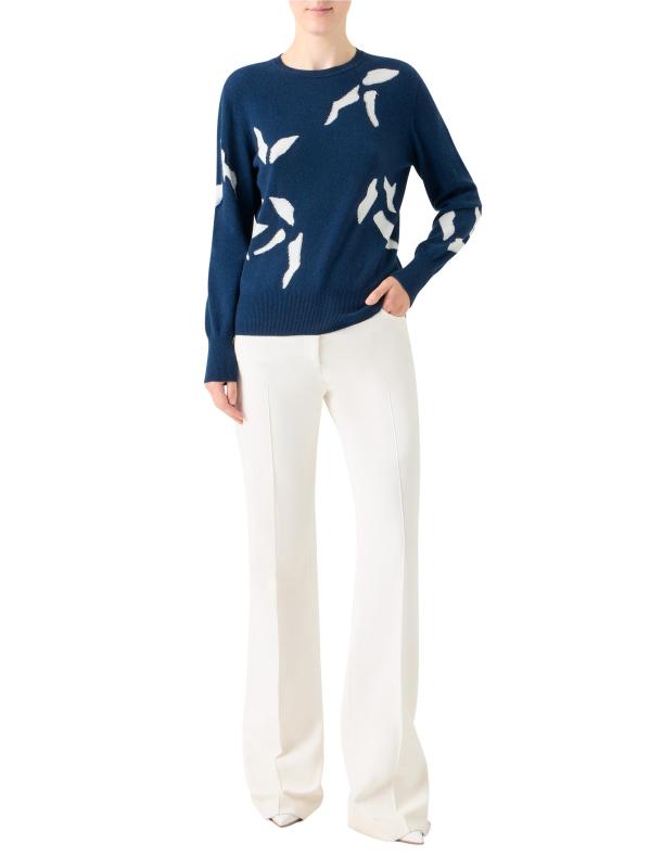 #6: سترة من مزيج الكشمير التجريدي - جينز إكرو