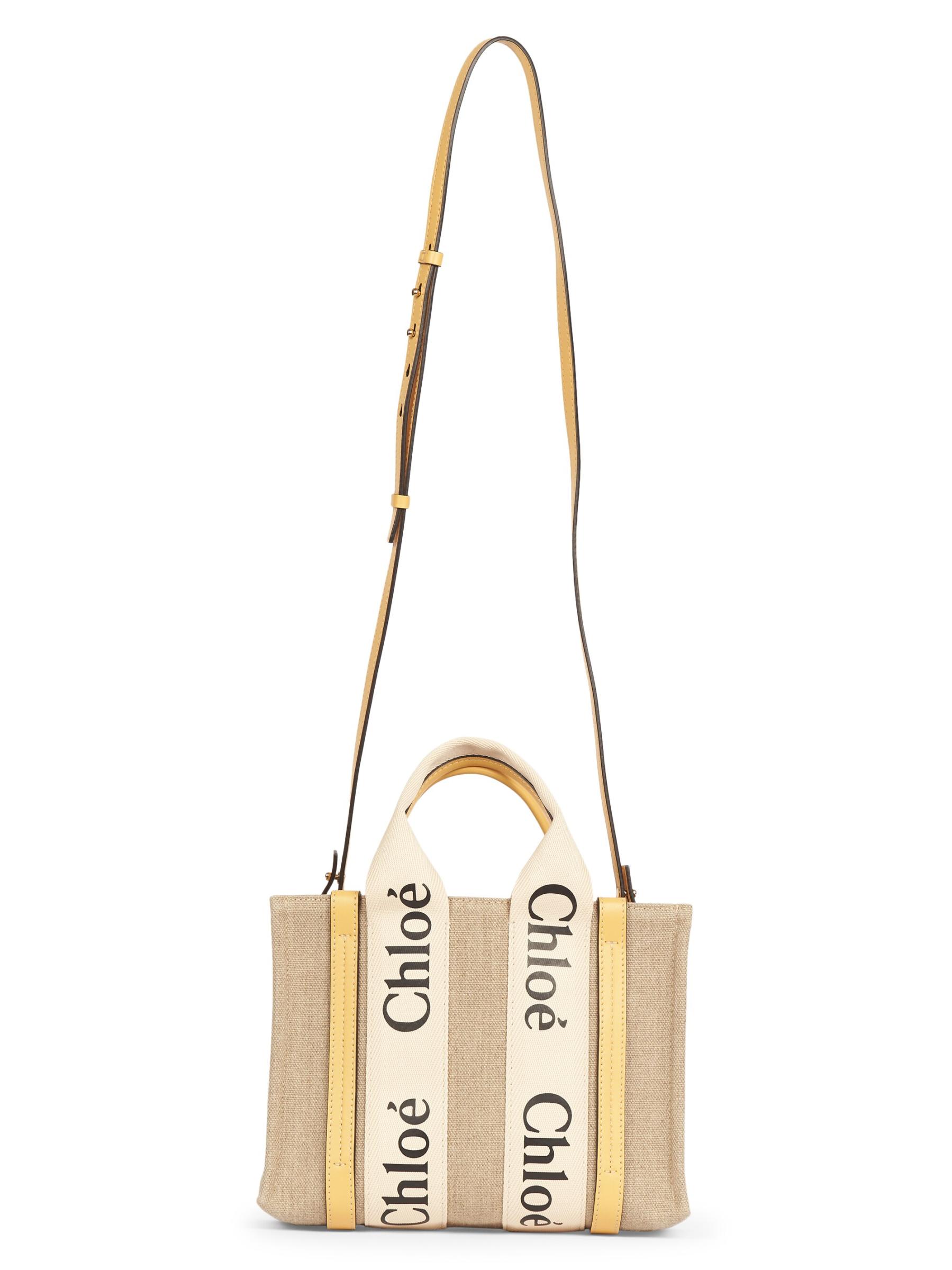 Shop Chloé - Small Woody Linen Tote Bag | Saks Fifth Avenue