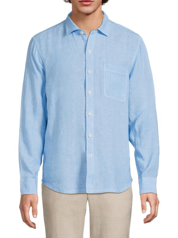 トミー バハマ  Bahama Chambray All Day 3u002F4 Sleeve Top レディース シャツ トップス Med Women's Tommy Bahama Chambray All Day 3/4 Sleeve Top | 6pm