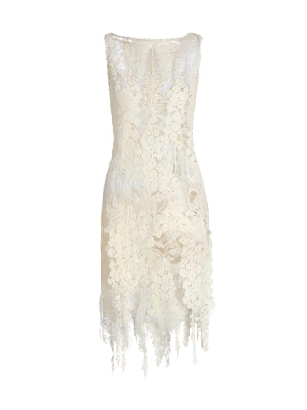 فستان قصير من الدانتيل المخرّم من Foxgloves